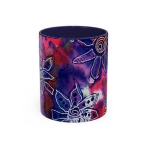 Colourful Floral Accent Coffee Mug - Perfect Gift for Nature Lovers & Home Decor